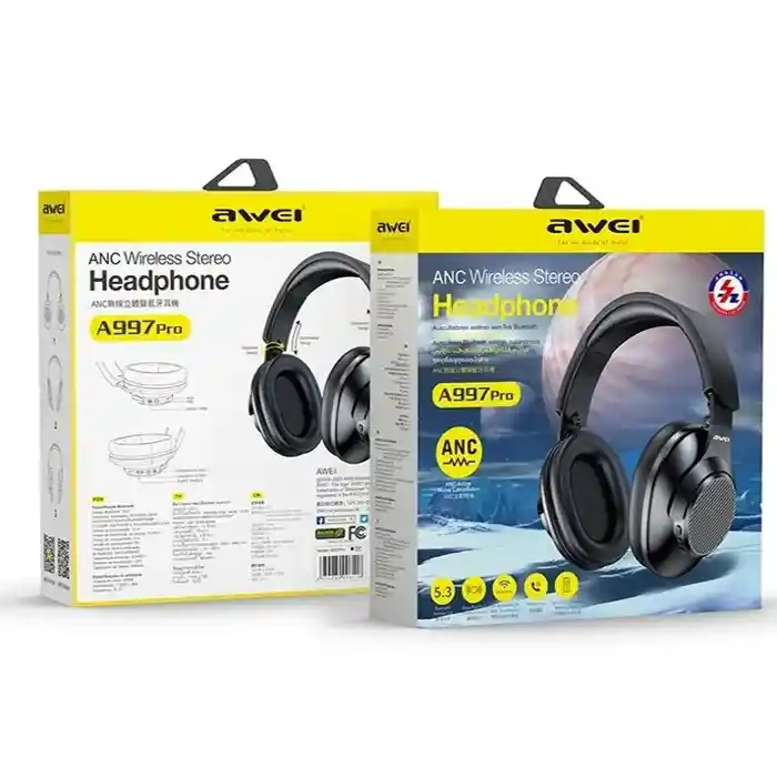 Awei A997 Pro ANC Wireless Bluetooth Headphones